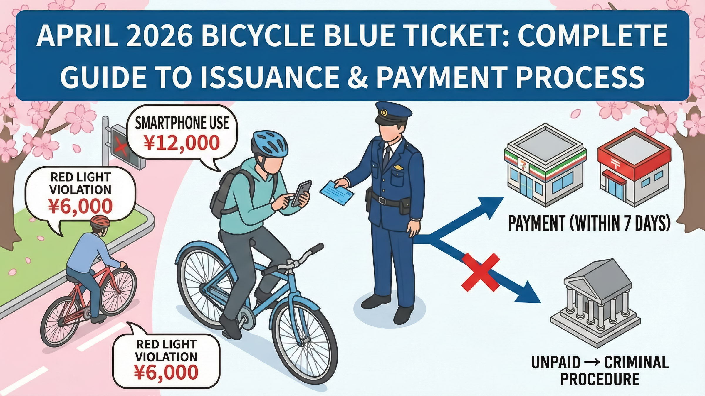 Blue Ticket Bicycle Fines in Japan: Detailed Procedures and Real-World Guide (2026)
