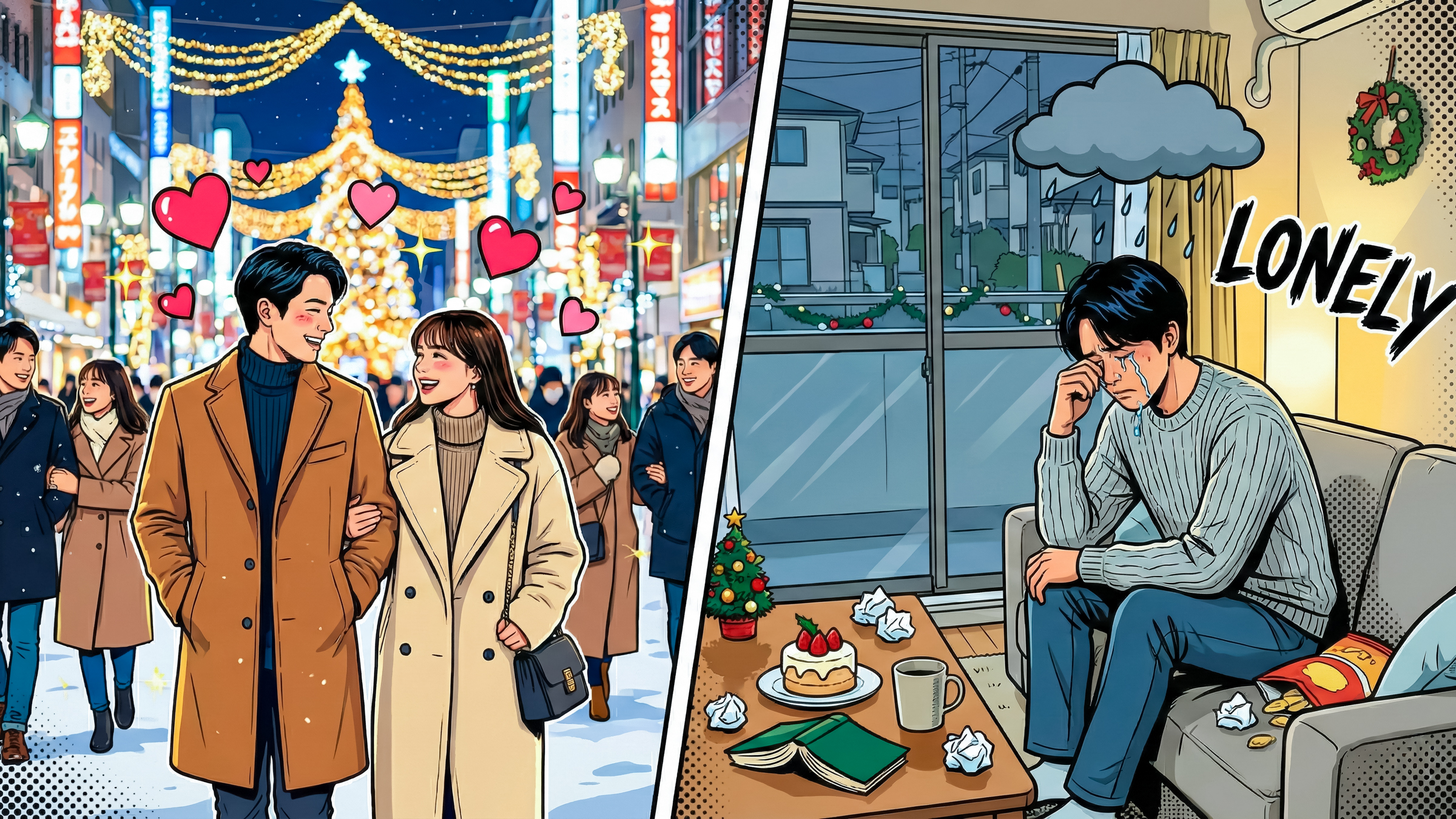 日本のクリスマス文化の負の側面：恋愛プレッシャーと「クリぼっち」現象